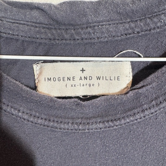 imogene + willie Dark Gray Skull Tee - Picture 3 of 4